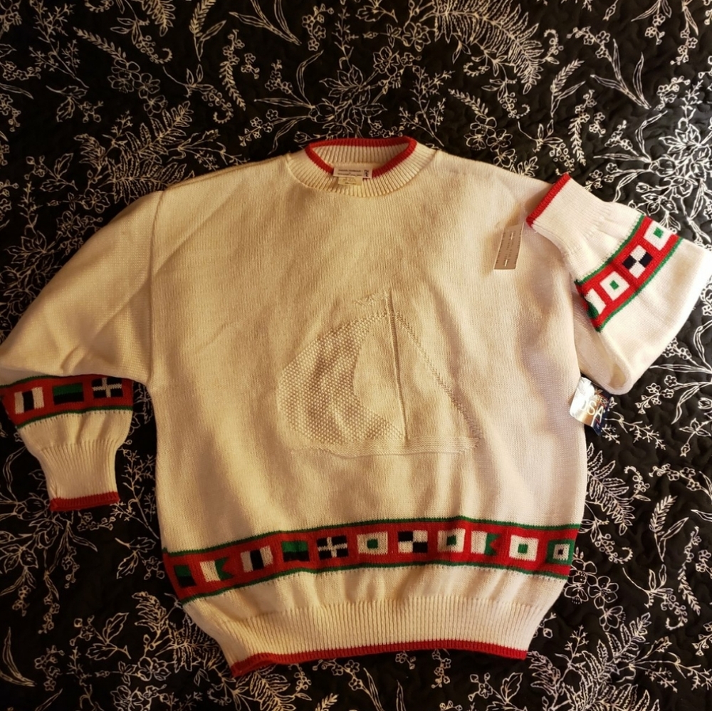 ⛵1980s Deadstock! Sailboat Sweater⛵